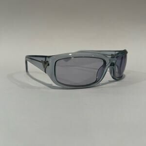 NWOT Emporio Armani Wrap Sunglasses Clear Blue
